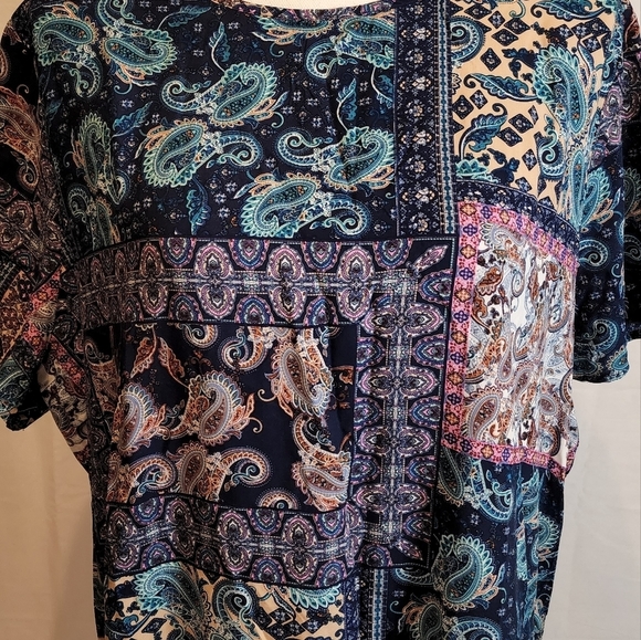 SHEIN Women's Paisley Print Tunic Top - Picture 6 of 13